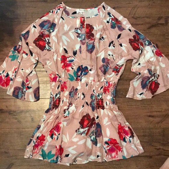 Pink Floral Pattern Dress - Picture 5 of 6